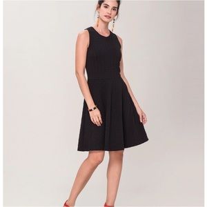 Gap black sleeveless dress fit and flare dress 4 tall